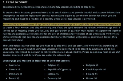 How to Make a Fer.al Account