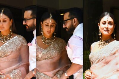 Ranbir Kapoor-Alia Bhatt Wedding: Kareena Kapoor Khan, Saif Ali Khan Exude Royalty; Actress Looks Stunning In Manish Malhotra Couture