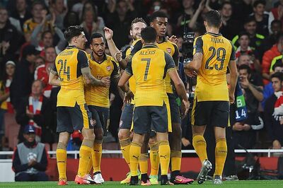 Champions League: Theo Walcott Nets Twice as Rampant Arsenal Down Basel 2-0