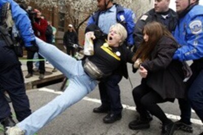 After five years, angry Americans protest Iraq war