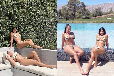 In Pics: Kim Kardashian Flaunts Perfect Tan While Twinning With Friend in Bikini