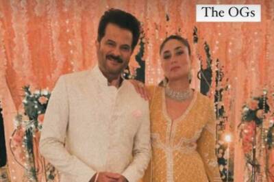 Kareena Kapoor Khan Looks Stunning in Yellow Anarkali as She Poses With Anil Kapoor