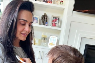 Preity Zinta’s Adorable Son Jai Checks Her With A Stethoscope In Viral Photo | See It Here