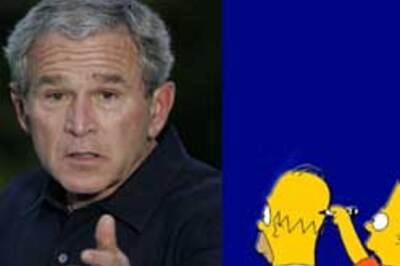 Prez Bush might just be on 'The Simpsons' show