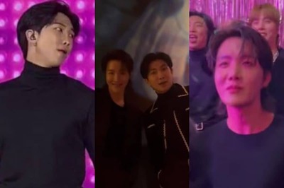 BTS: Hobi, RM Look Hot in Black, Bangtan Leader Shows Middle Finger, Performs on Sexy Nukim at an Event