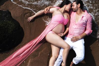 Rochelle Rao Looks Nothing Less Than A Dream In Her 'Barbie And Ken' Inspired Maternity Photoshoot