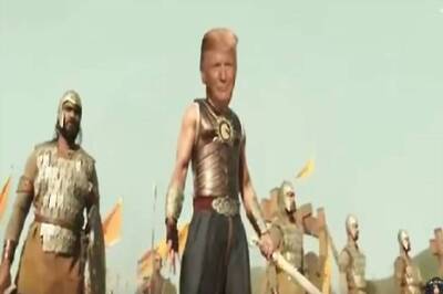'Look Forward': Day Before Landing in Ahmedabad, Trump Retweets Morphed Video of Himself as 'Baahubali'