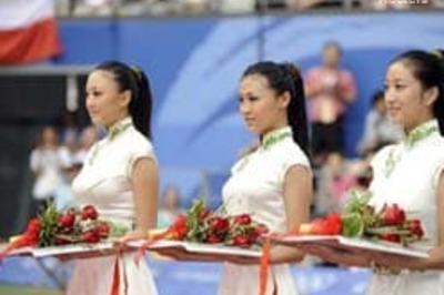 Perfect hostesses outclass sexy cheerleaders at Olympics