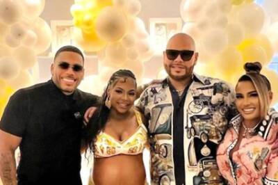 In Pics: Ashanti Shows Off Baby Bump At Surprise Baby Shower