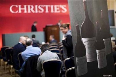 Wine auction sales top $350 million
