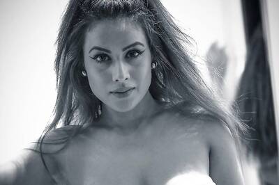 Nia Sharma Slays In a White Bralette