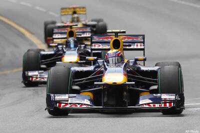 Webber leads Red Bull 1-2 at Monaco GP