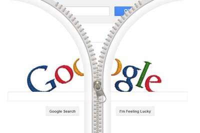 Gideon Sundback's b'day: Google unzips the doodle