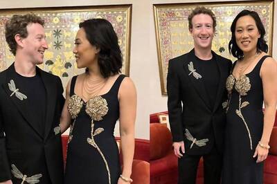 Mark Zuckerberg and Wife Priscilla Chan Twin In Gorgeous Black Outfits at Anant Ambani-Radhika Merchant Pre-Wedding Bash