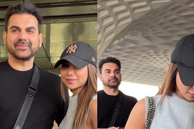 Newly Married Arbaaz Khan, Sshura Khan Head For Honeymoon, Gets Papped at Airport; Watch