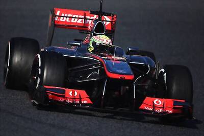 Perez puts McLaren on top in Barcelona testing