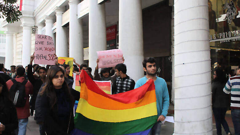 When Delhi's Connaught Place lit up in Rainbow Colours again