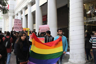 When Delhi's Connaught Place lit up in Rainbow Colours again