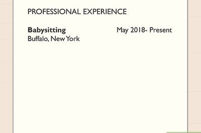 How to Put Babysitting on a Resume