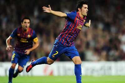 Villa in shape to return for Barca's Copa QF