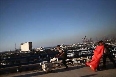 Fighters and farmers step in to help Beirut after the blast