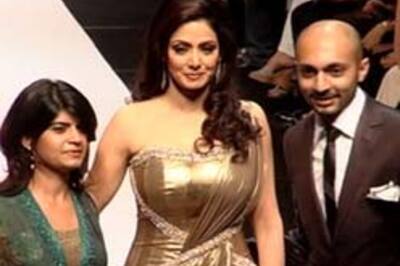 In Pics: Stunning Sridevi walks the ramp