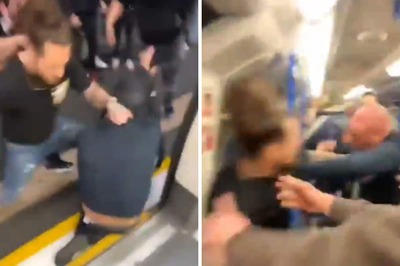 Passengers Scream In Fear As Three Men Engage In Fight On London Tube