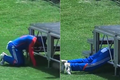 'Looking for Zimbabar': Virat Kohli's Unique Act to Find the Ball Sets Social Media Ablaze - WATCH