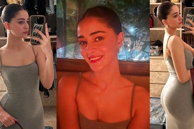 Ananya Panday Stuns In Grey Bodycon Dress For ‘Girls Night’; See Pics