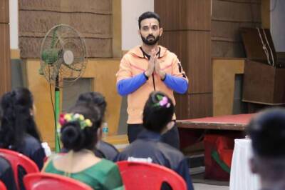 Ajinkya Rahane Mentors Students from Salaam Bombay Foundation’s Fitness Program