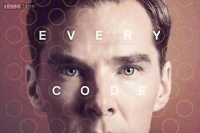 Benedict Cumberbatch's smouldering eyes entice you in the new poster  for 'The Imitation Game'