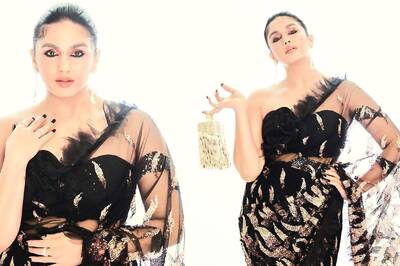 Huma Qureshi’s Dazzling Look in a Sheer Saree Is an Absolute Wedding Season Must-Have
