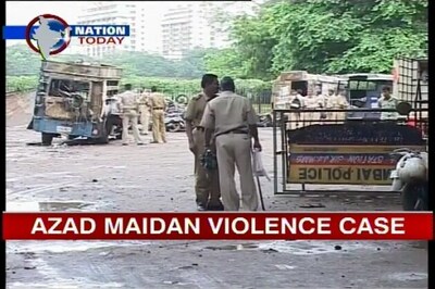 Azad Maidan riot: 3 held found innocent, released
