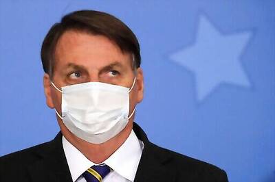 Brazils Bolsonaro keeps mum at first event since recovery