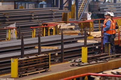 Industrial production grows at 4.1% in April against 2.1% in March