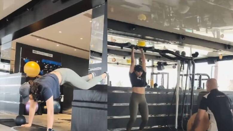 Sapthami Gowda Shares Inspirational Workout Video, Says 'My Body And Coach Never Give Up On Me'