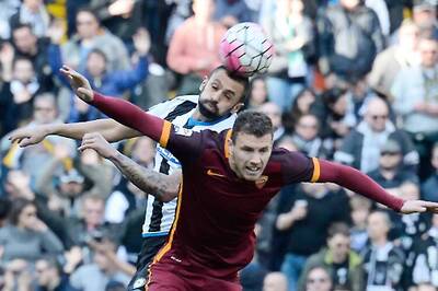 Serie A: AS Roma's Champions League hopes alive with win over Udinese