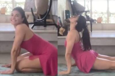 Jacqueline Fernandez Looks Radiant As She Flaunts Her Favourite Yoga Poses; Watch Videos
