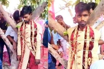 Viral Video Shows UP Groom Being Tied to a Tree For Demanding Dowry Before Jai Mala