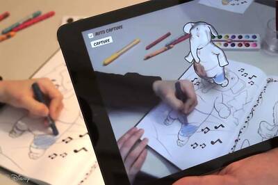 Disney invents 3D colouring books for children