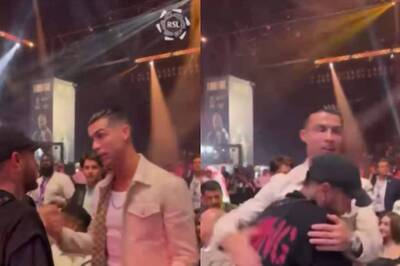 Watch: Cristiano Ronaldo And Neymar Catch up Ahead Of Tyson Fury vs Oleksandr Usyk in Saudi Arabia