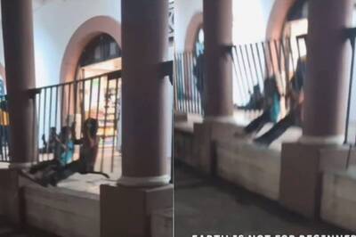 Children 'Swinging' on Broken Grill Shows Why India isn't For Beginners, Watch Viral Video