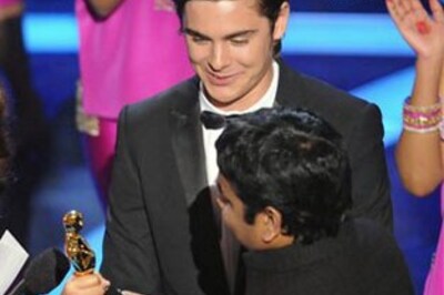 Happy Rahman thanks mother, God at Oscars gala