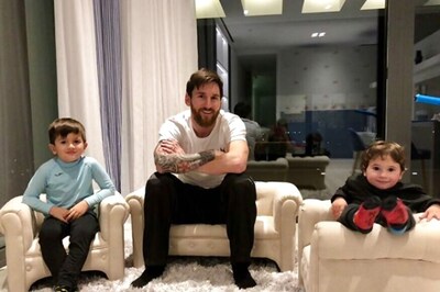 Lionel Messi Welcomes Third Son, Watches Barca Ease Past Malaga