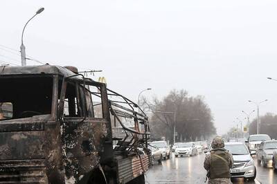 Kazakhstan Unrest: Internet Restored In Almaty; Putin To Attend Regional CSTO Meet