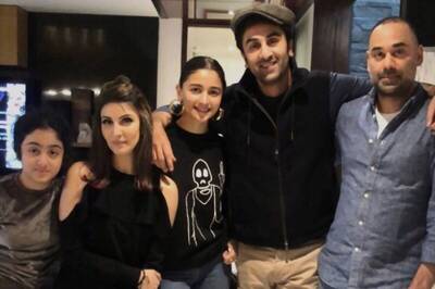 In Pics: Alia Bhatt Joins Beau Ranbir Kapoor and His Sister Riddhima for Sunday Lunch in Delhi