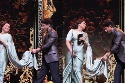 Shah Rukh Khan Helps Rani Mukerji With Her Saree on IIFA Stage, Viral Video Wins Hearts | Watch