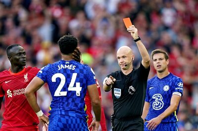 Reece James Was Shown Straight Red as Ten-man Chelsea Hold Out for 1-1 draw at Liverpool