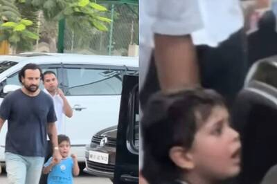 Jeh Rushes To Dad Saif Ali Khan As He Wants To Sit With Him In Car, Video Goes Viral; Watch