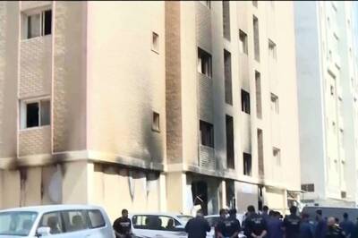 Kuwait Fire Tragedy: Kerala Man's Brave Leap From Third Floor Into Nearby Water Tank Saves Him